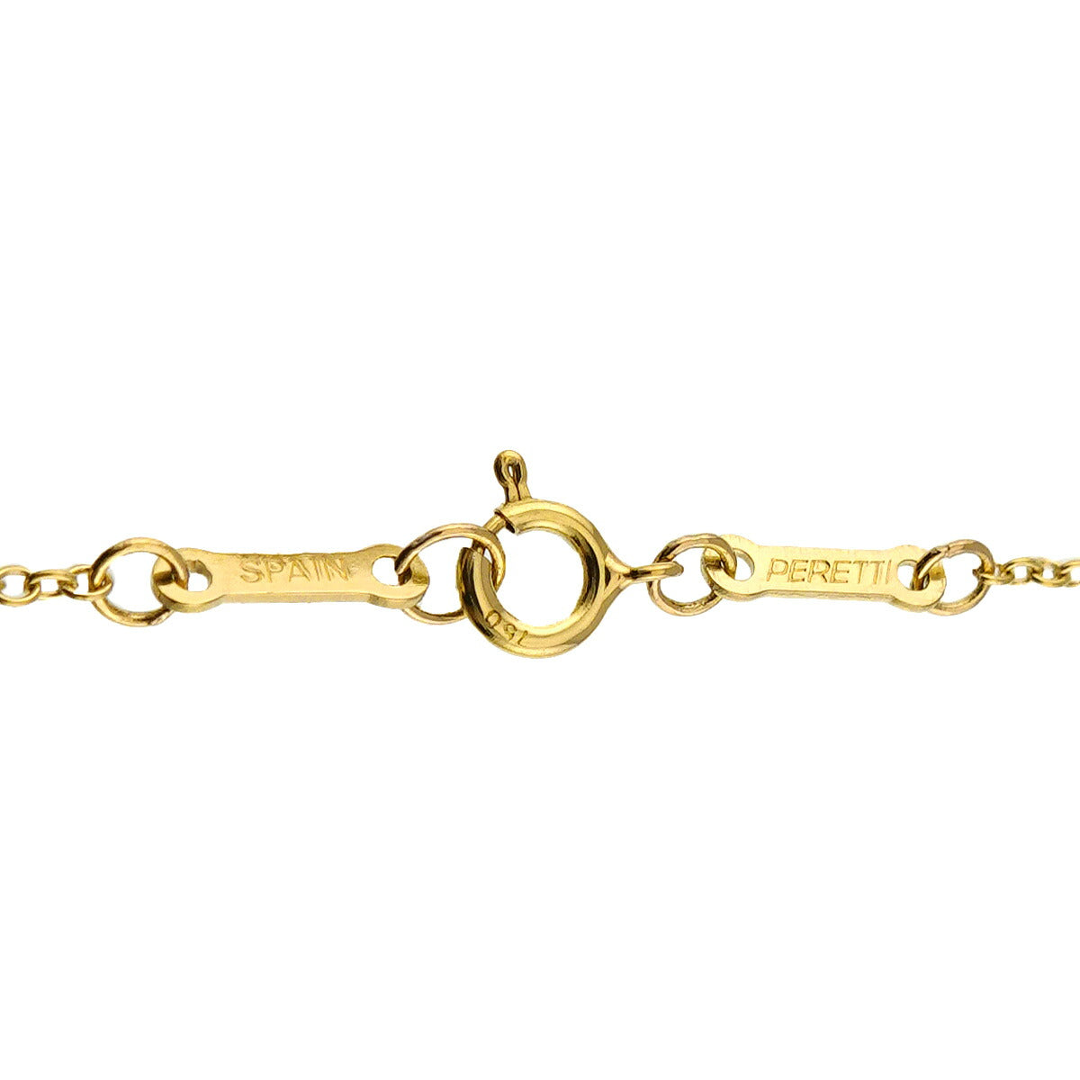 Open Heart Necklace 18K Yellow Gold 750