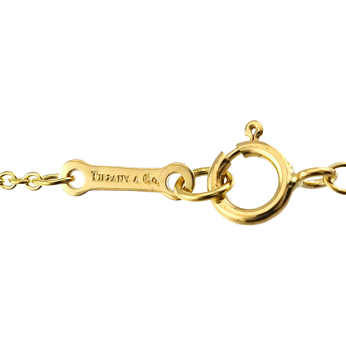 Open Heart Necklace 18K Yellow Gold 750
