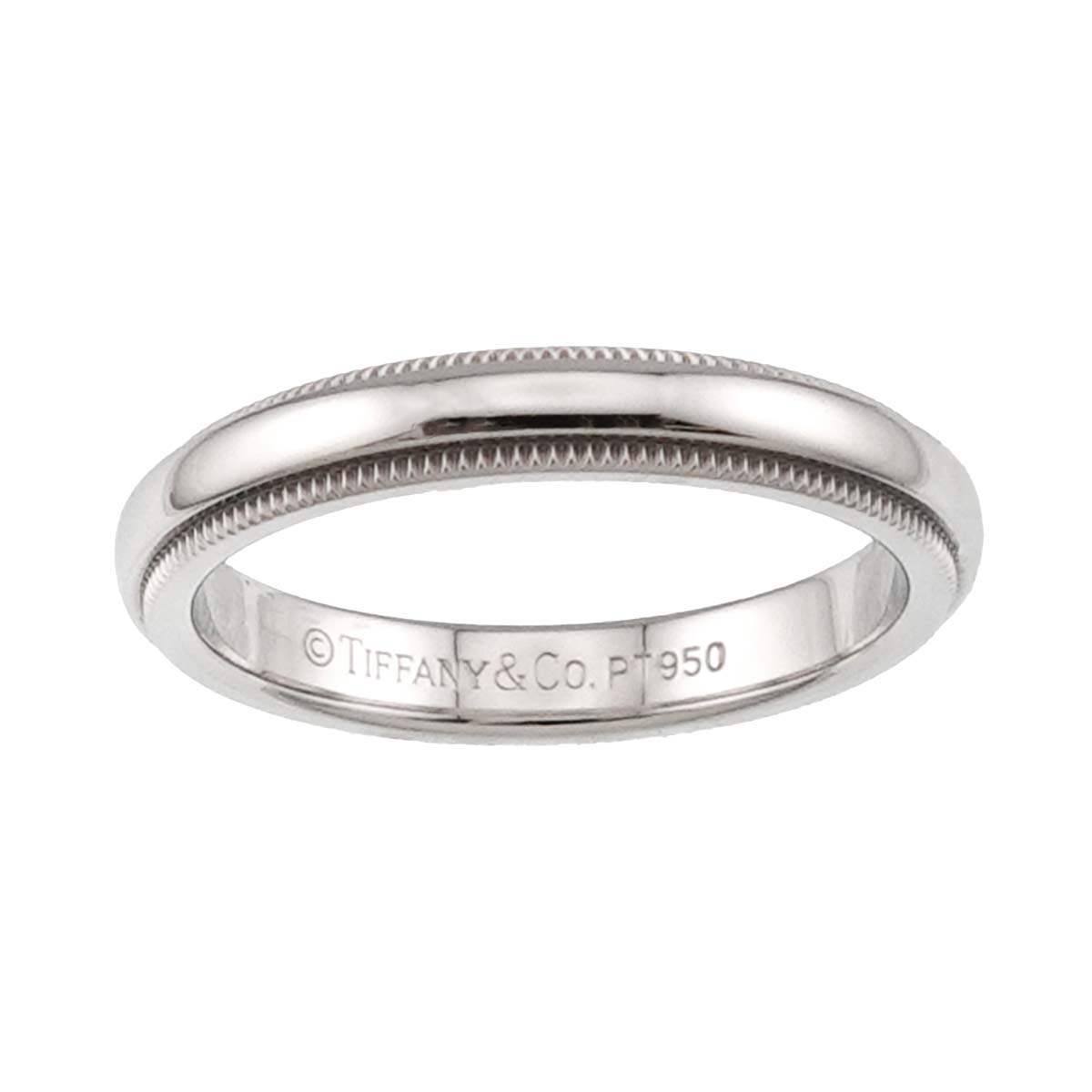 Milgrain Band Ring Pt Platinum Size5.75-6(US)