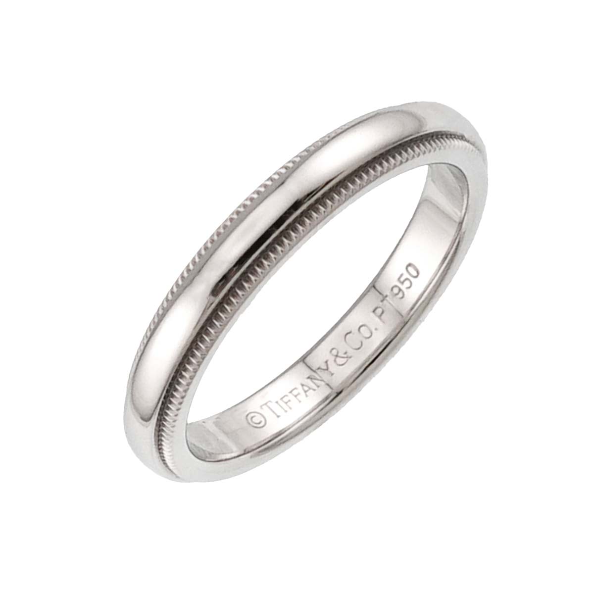 Milgrain Band Ring Pt Platinum Size5.75-6(US)