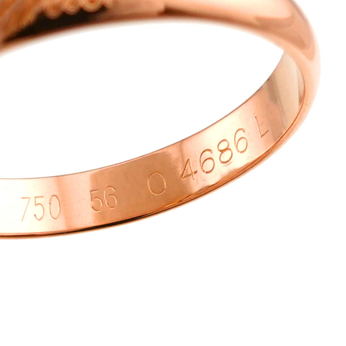 Trinity MM Ring 18K YG WG PG 750 Size56 7.5(US)