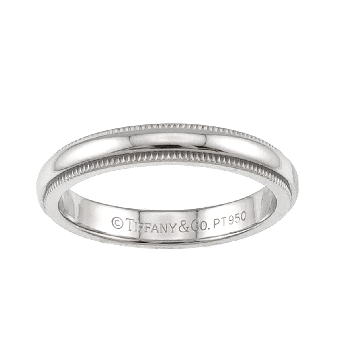 Milgrain Band Ring Pt Platinum Size4.75-5(US)