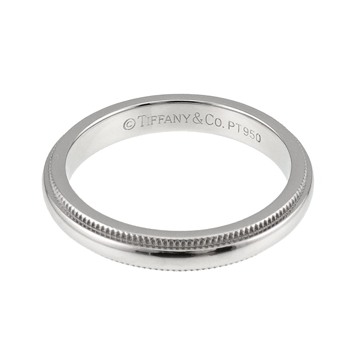 Milgrain Band Ring Pt Platinum Size4.75-5(US)