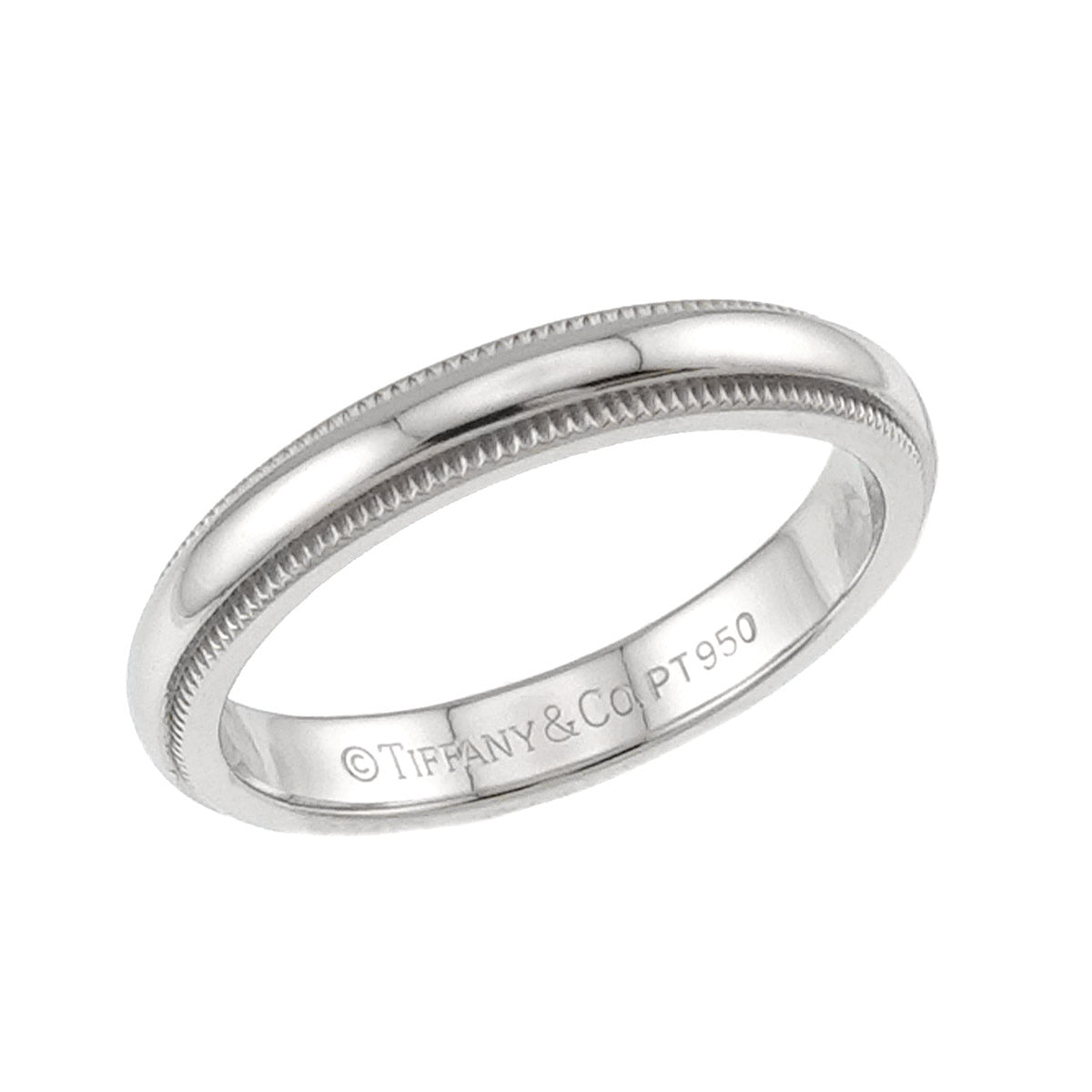 Milgrain Band Ring Pt Platinum Size4.75-5(US)