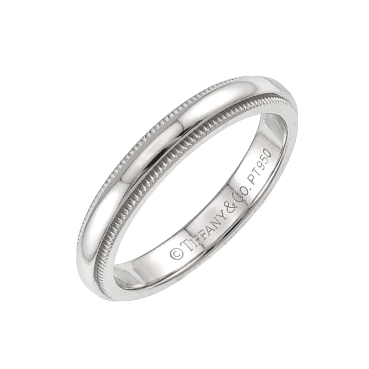 Milgrain Band Ring Pt Platinum Size4.75-5(US)