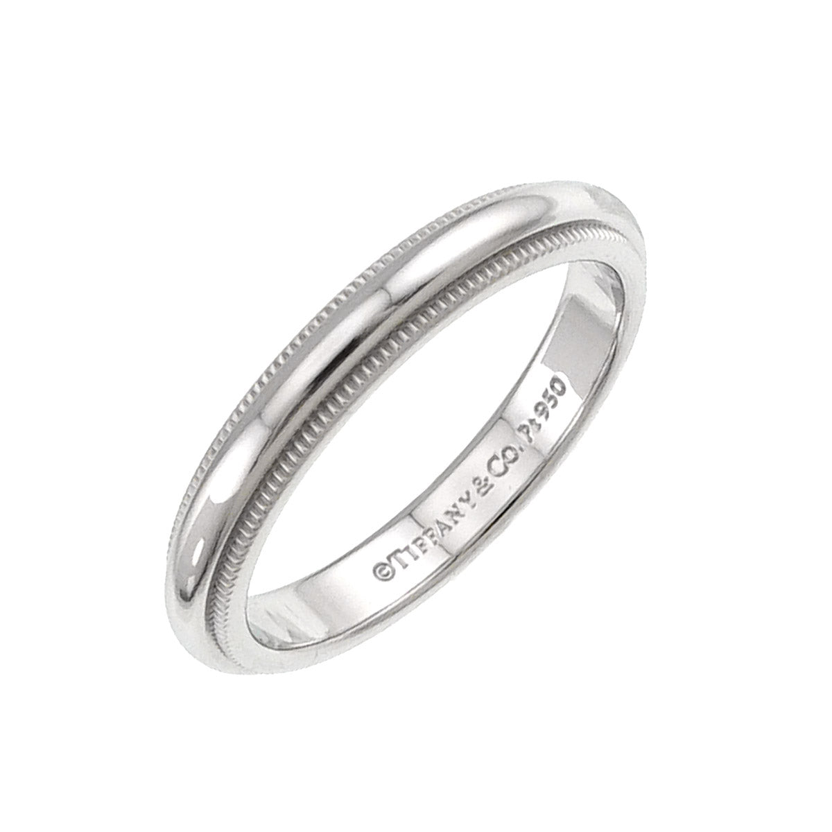 Milgrain Band Ring Pt Platinum Size6-6.25(US)