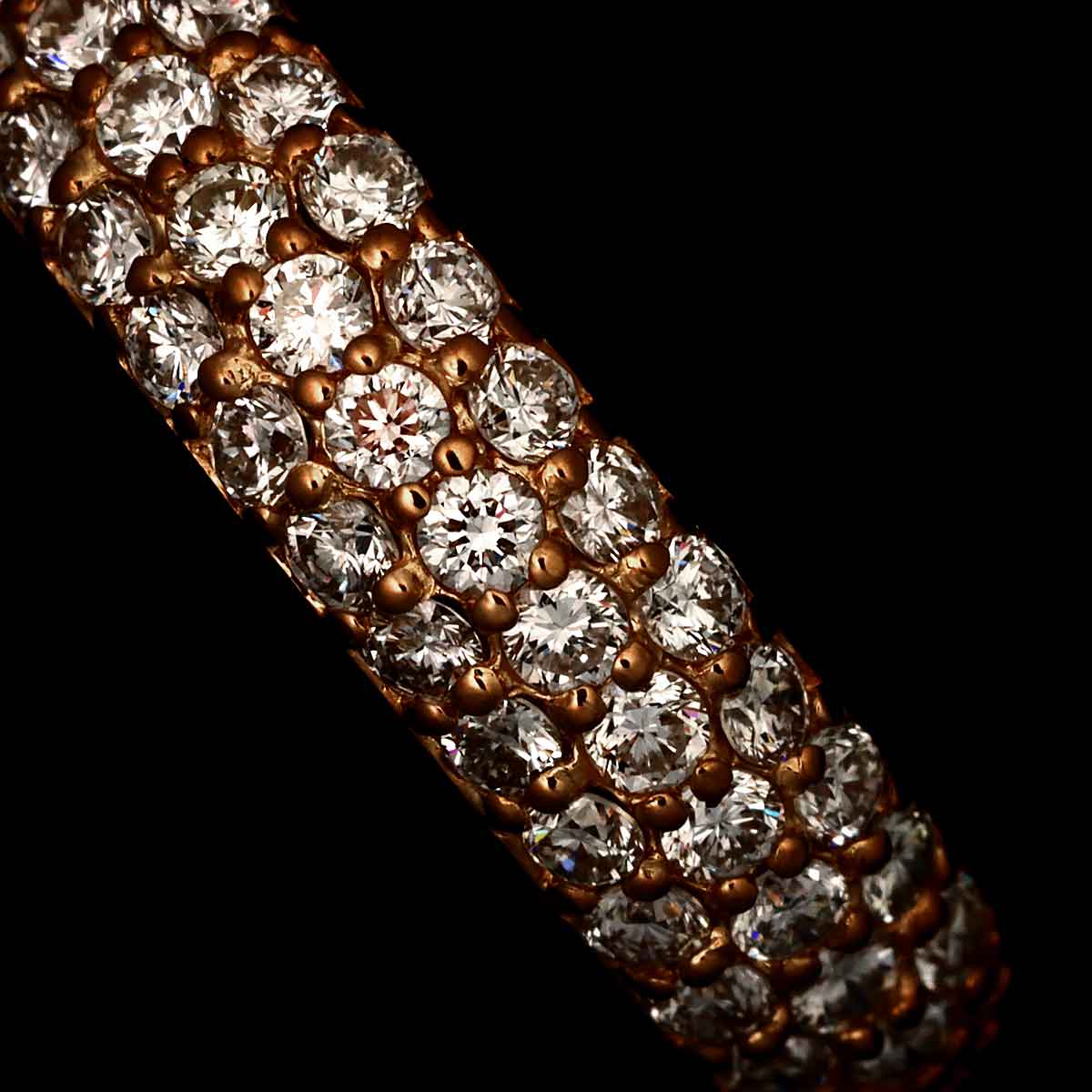 Diamond 0.41ct Ring 18K PG 750 Size3.75-4(US)