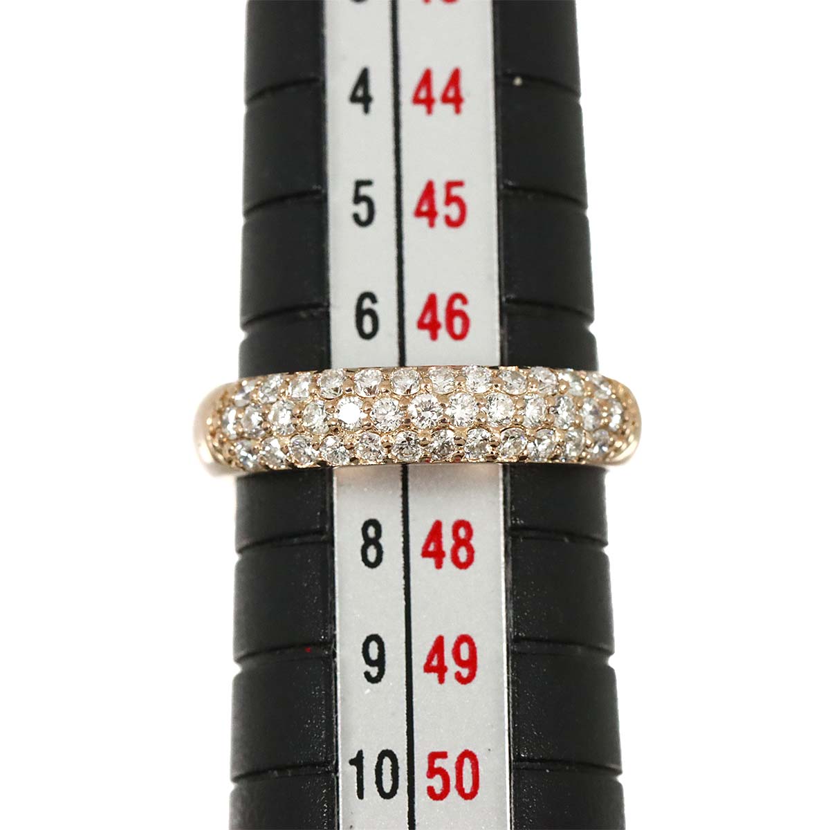 Diamond 0.41ct Ring 18K PG 750 Size3.75-4(US)