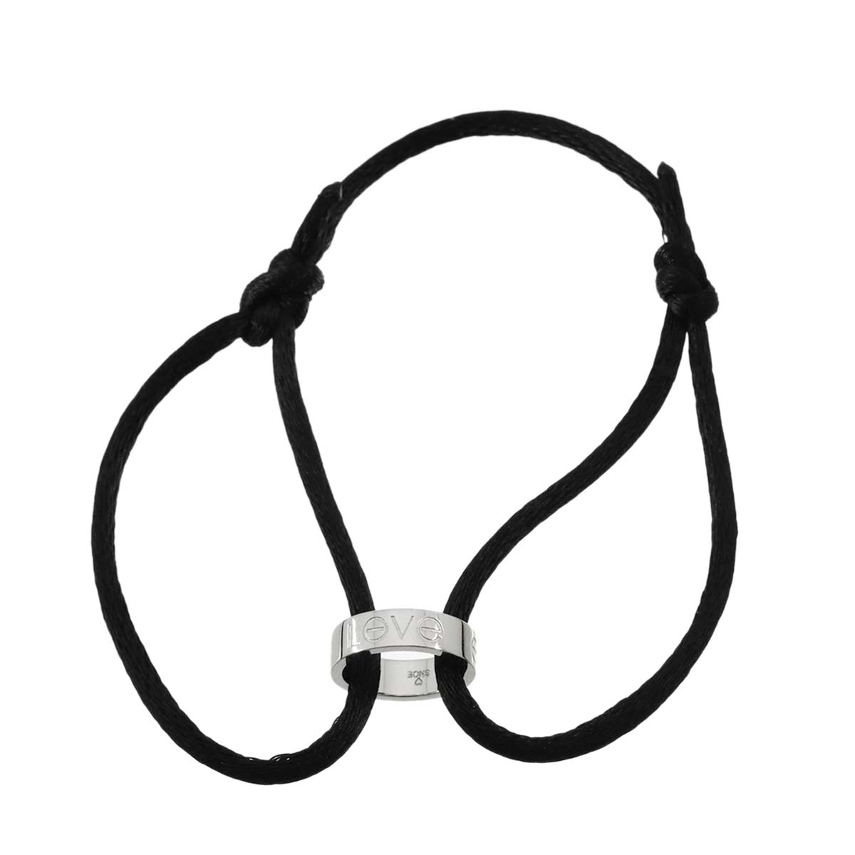Love Charity Bracelet 18K White Gold 750