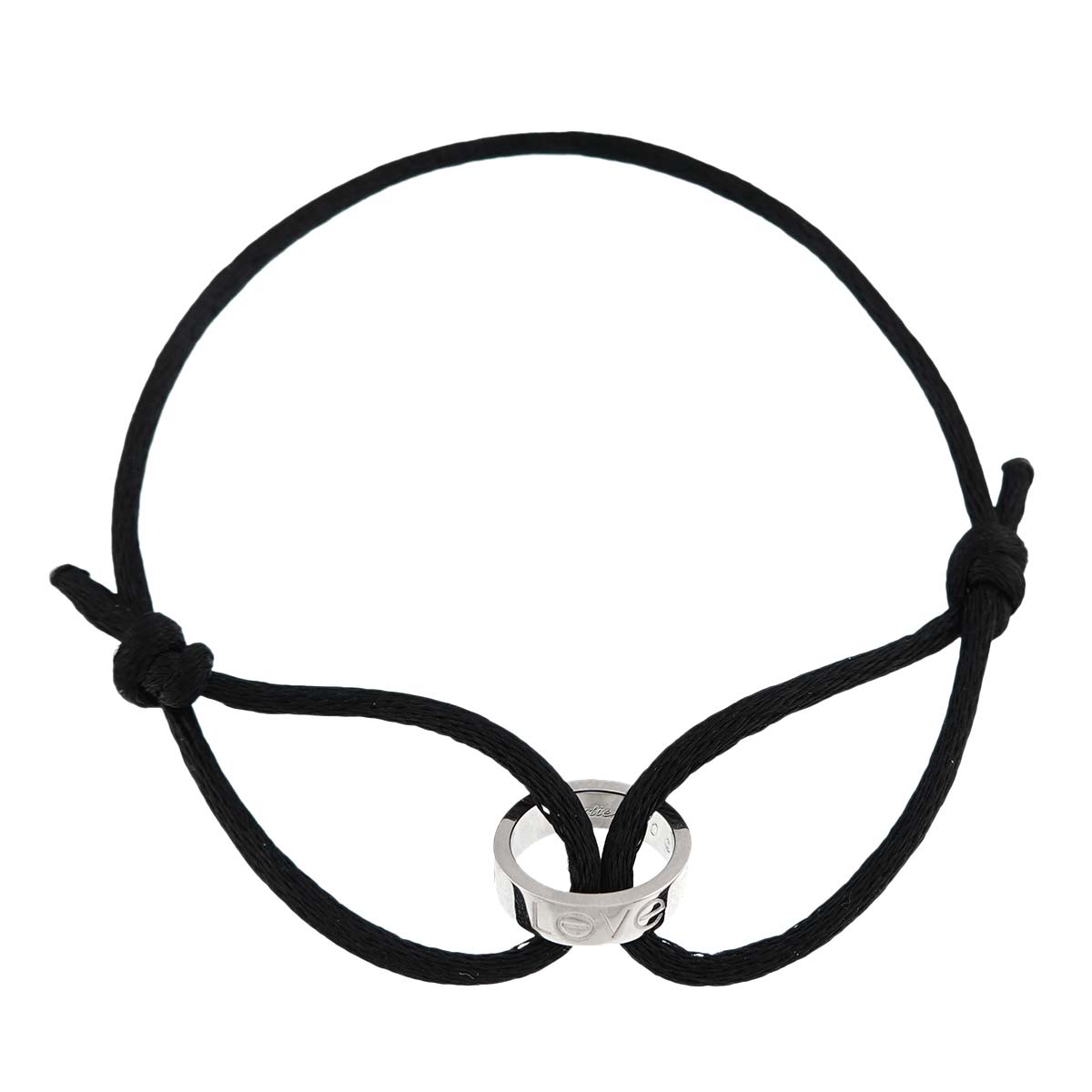 Love Charity Bracelet 18K White Gold 750