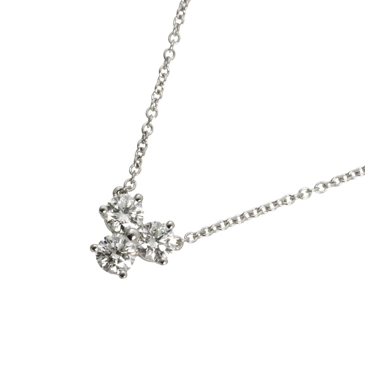Aria Diamond 3P Necklace Platinum