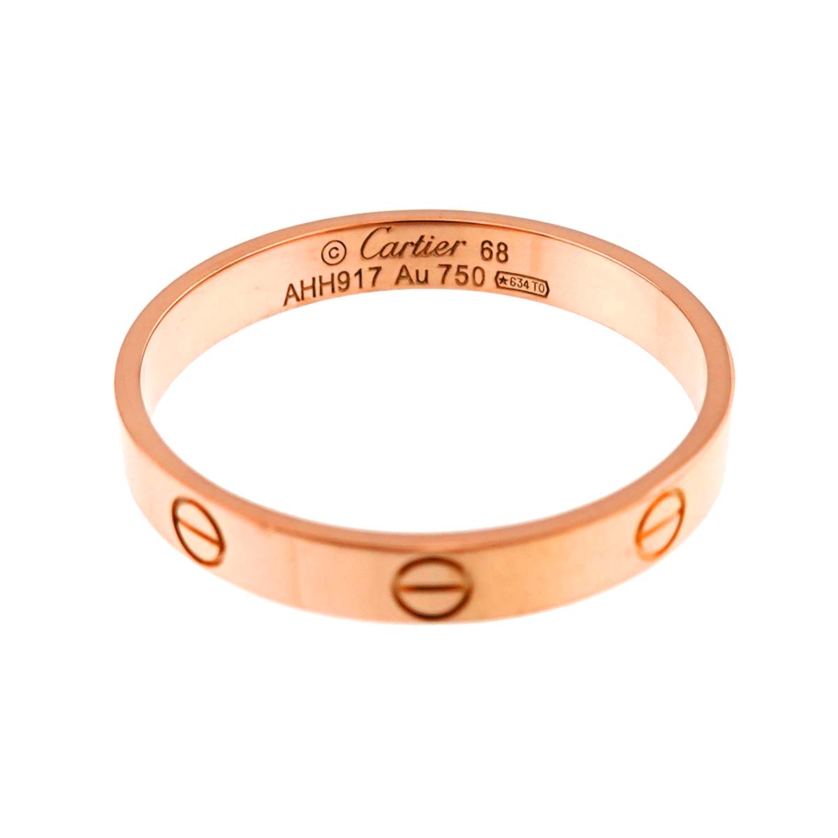 Mini Love Ring 18K Pink Gold 750 size68 12(US)