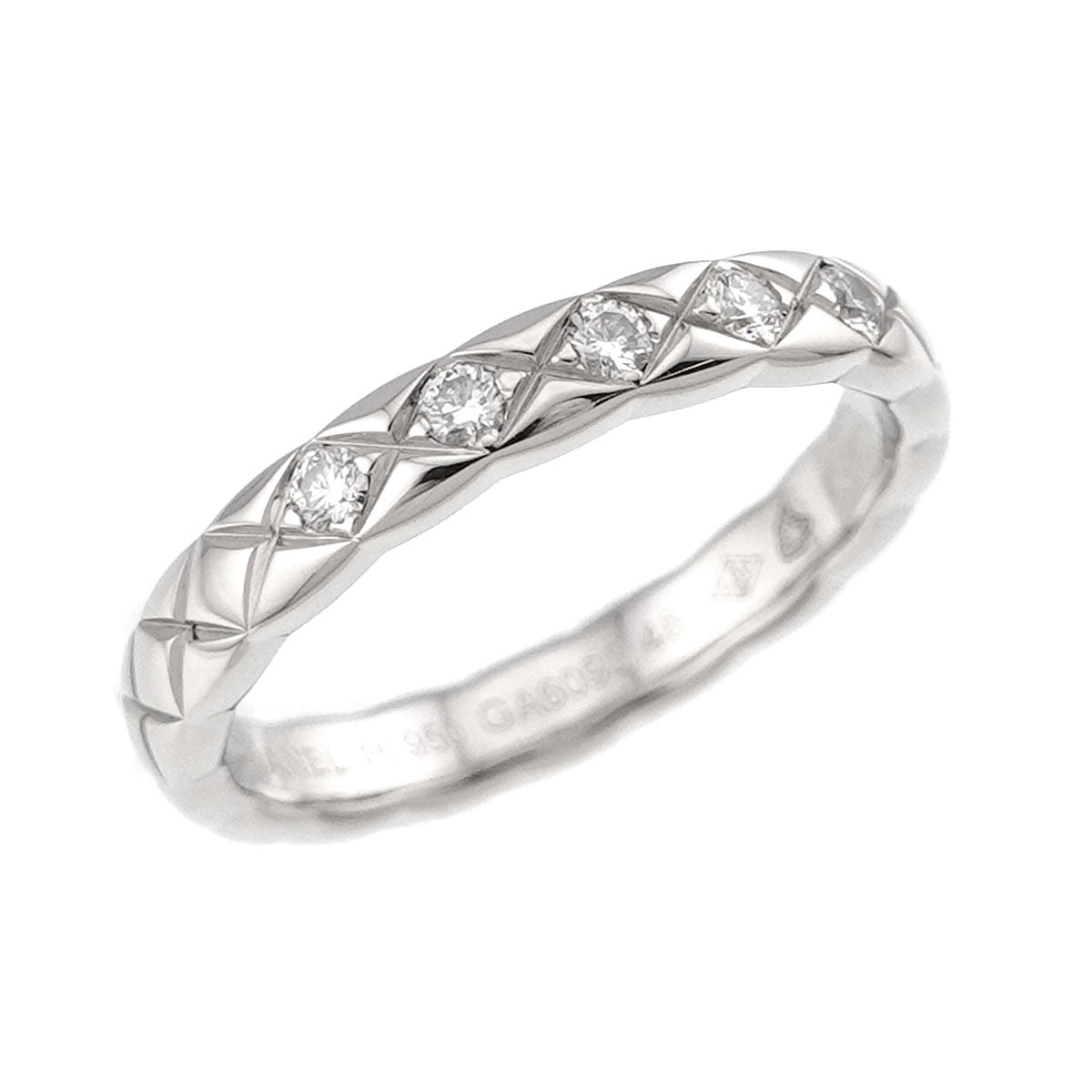 Coco Crush SM Diamond Ring Pt Platinum size48 4.5(US)
