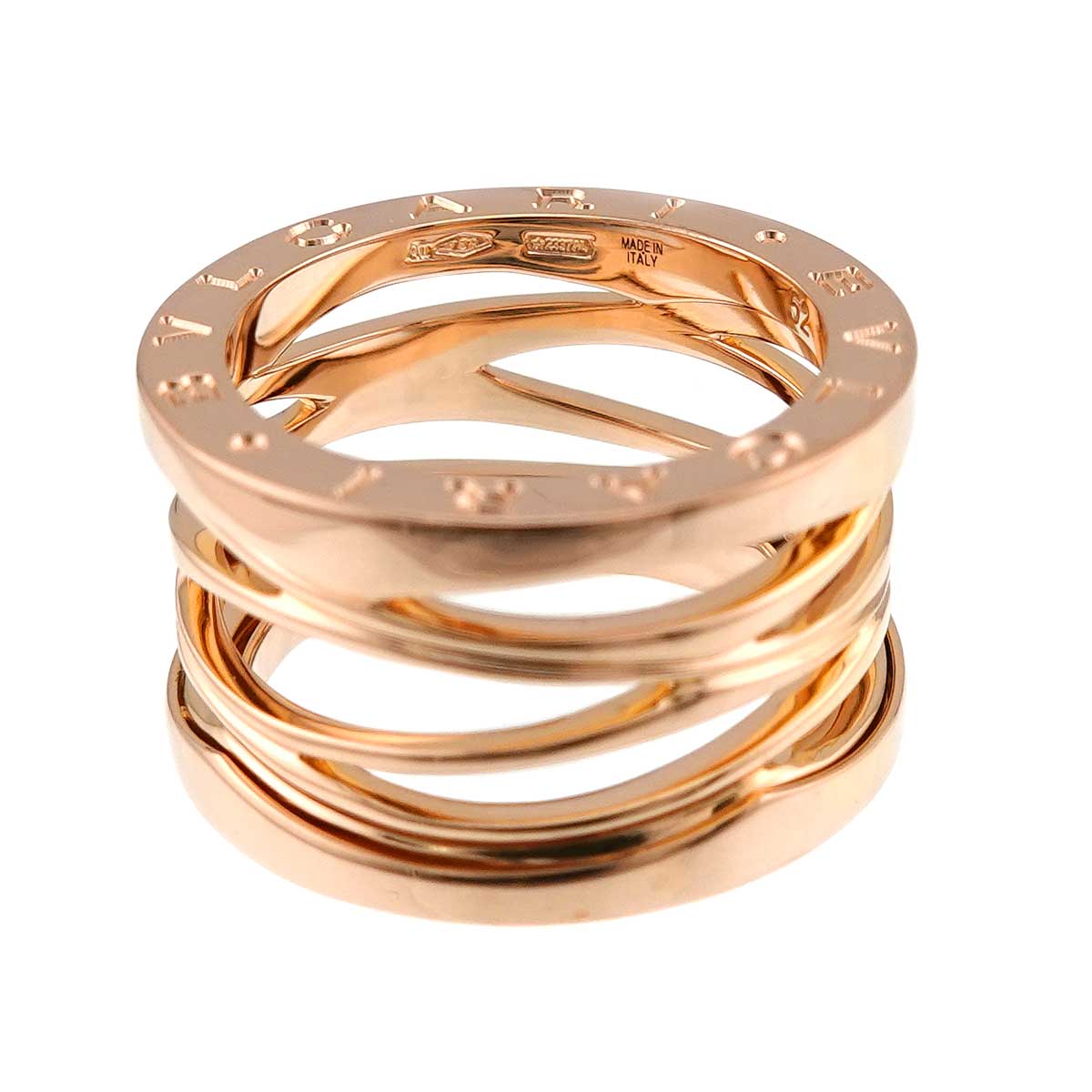 B-zero1 Legend Ring 18K PG Pink Gold 750 size52 5.5-5.75(US)