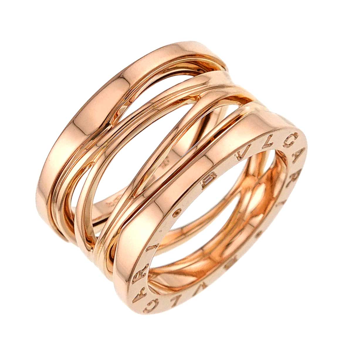 B-zero1 Legend Ring 18K PG Pink Gold 750 size52 5.5-5.75(US)