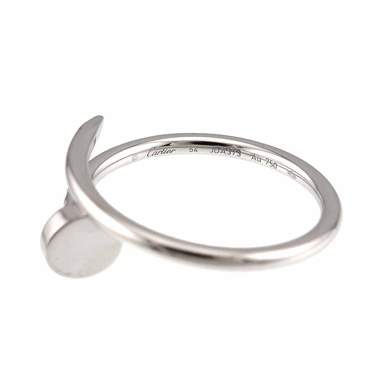 JUSTE UN CLOU SM Ring 18K WG 750 Size54 6.75(US)