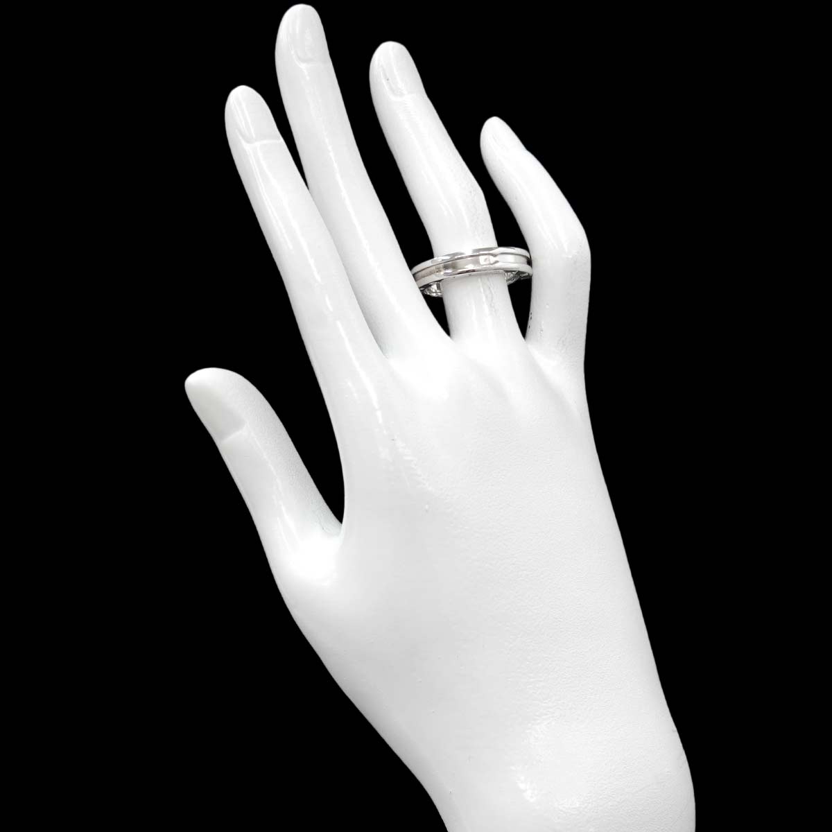 B-ZERO1 1 BAND Ring 18K White Gold 750 Size62 9.5-9.75(US)