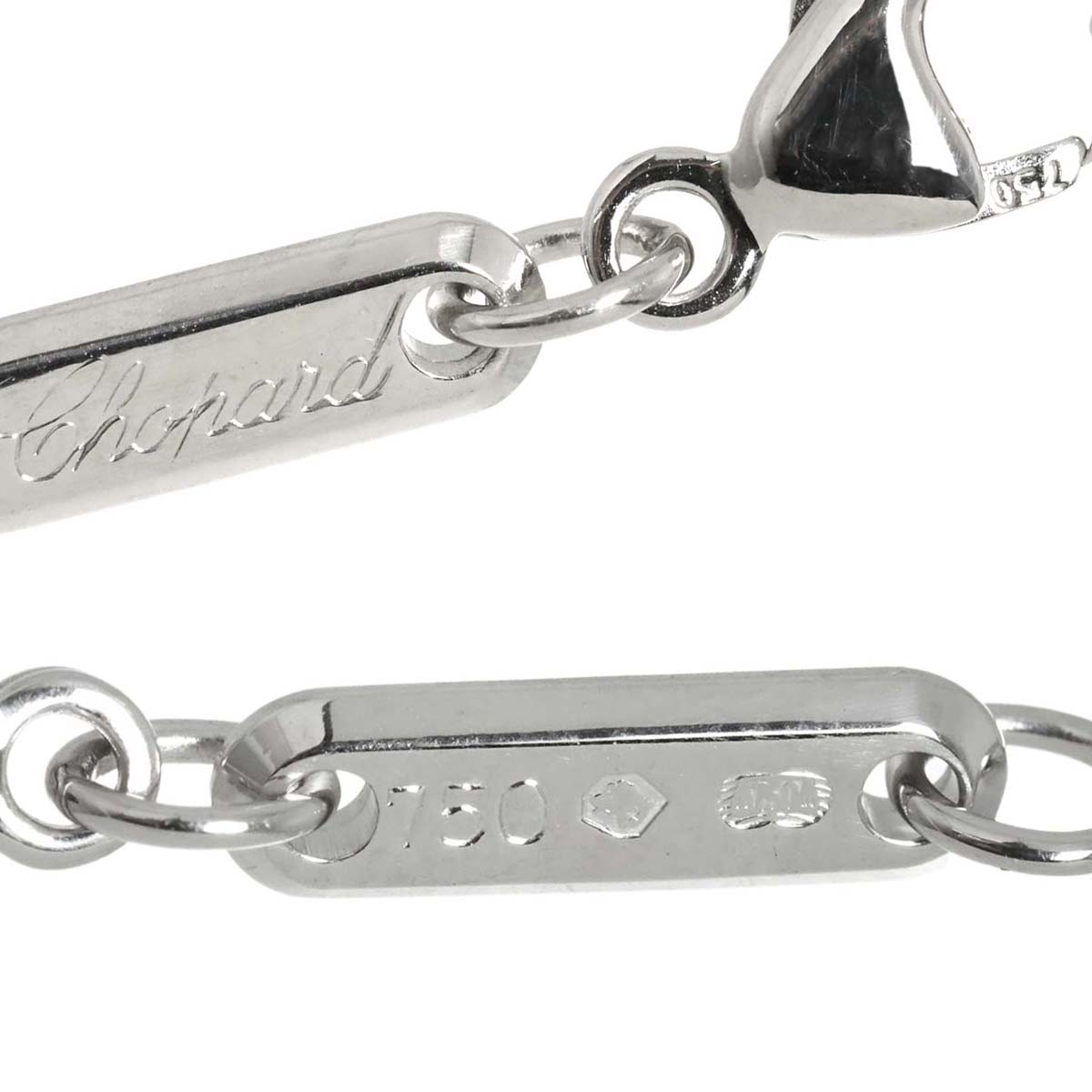 Happy Diamond Necklace 18K White Gold 750
