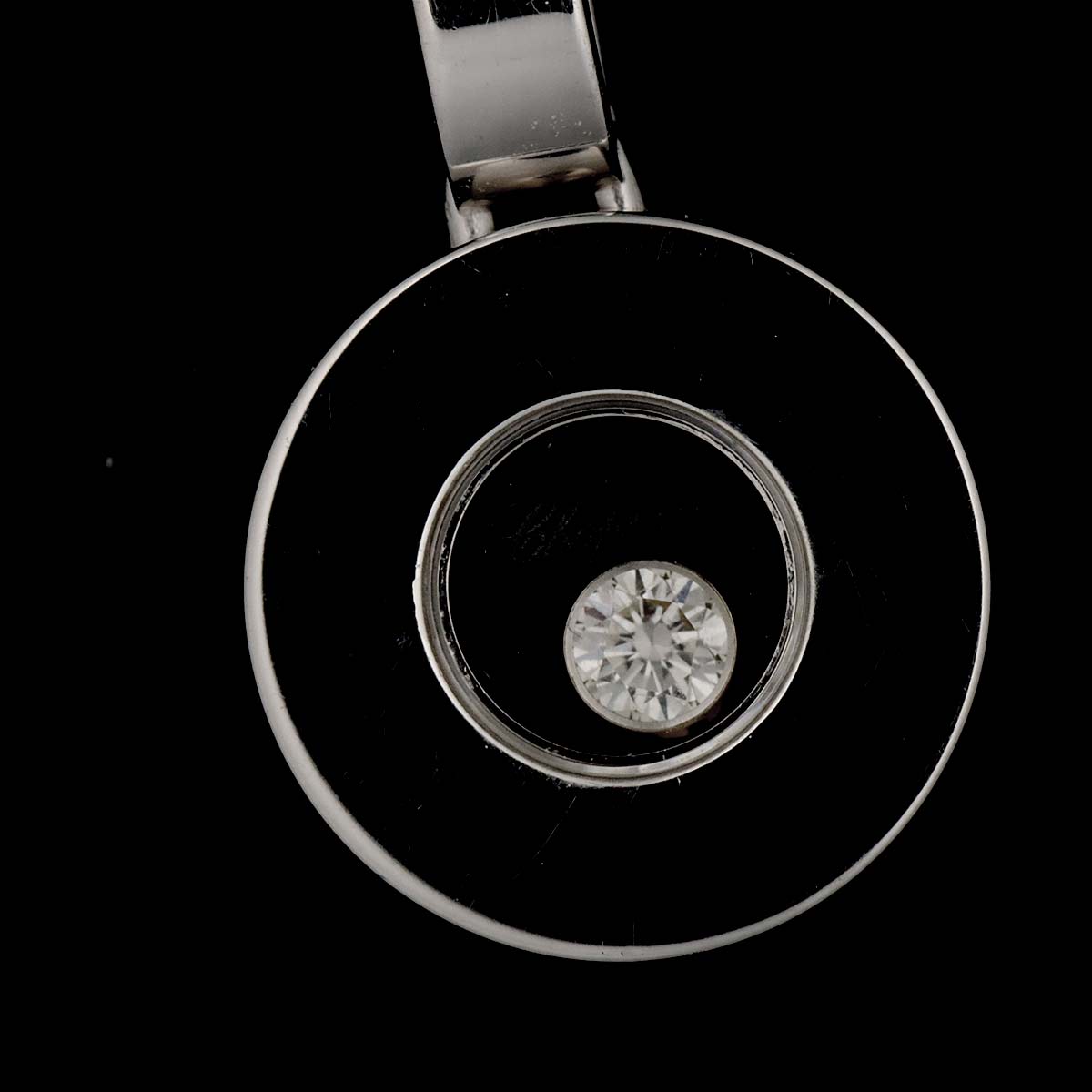 Happy Diamond Necklace 18K White Gold 750