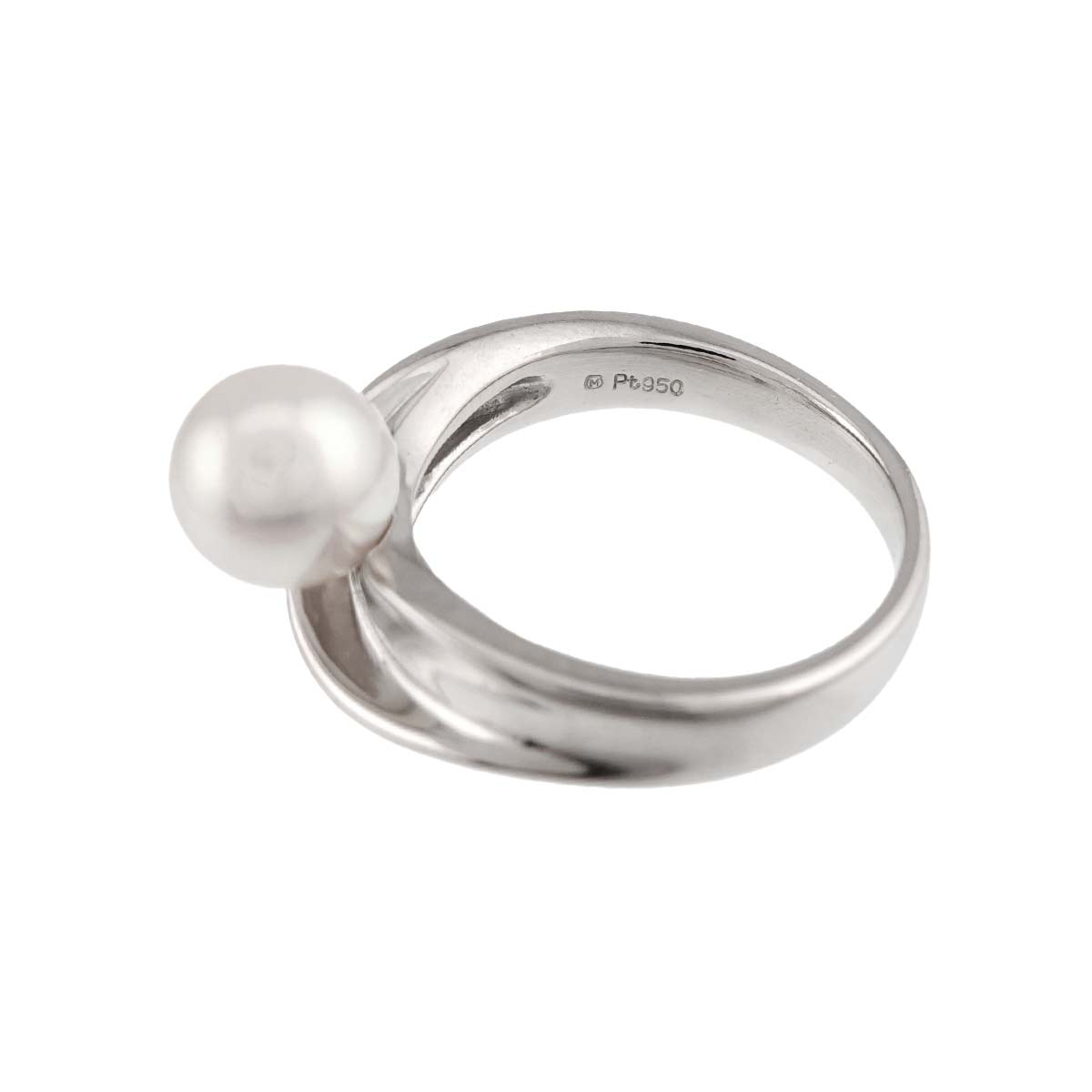 Akoya Pearl 7.5mm Ring Platinum size6.75(US)
