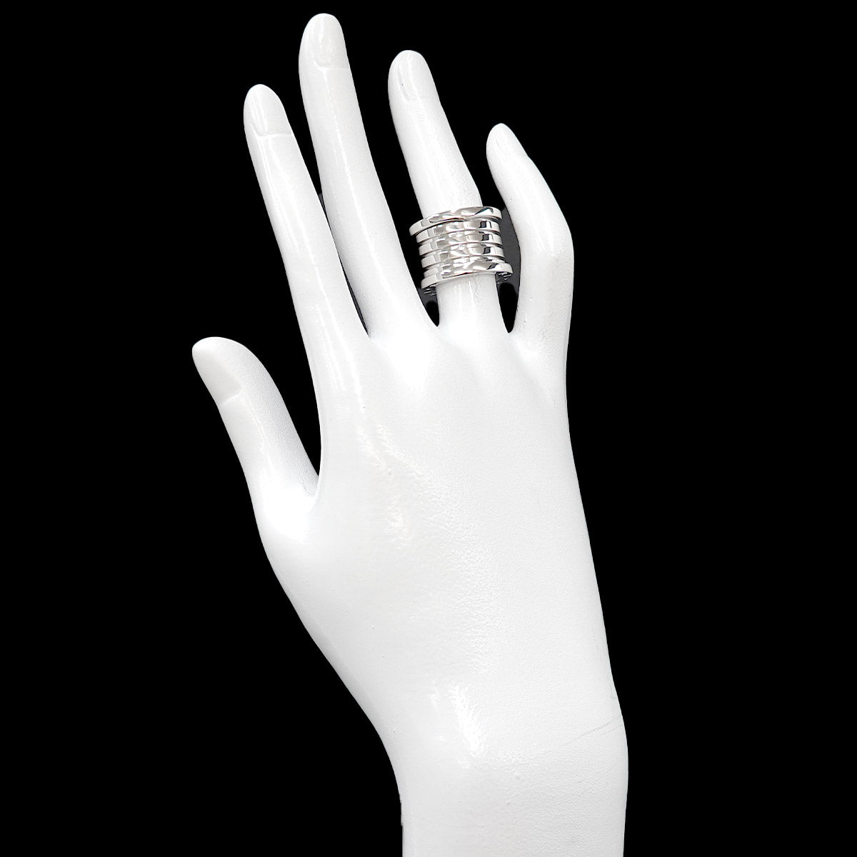 B-ZERO1 5Band Ring 18K White Gold 750 Size49 4.5(US)