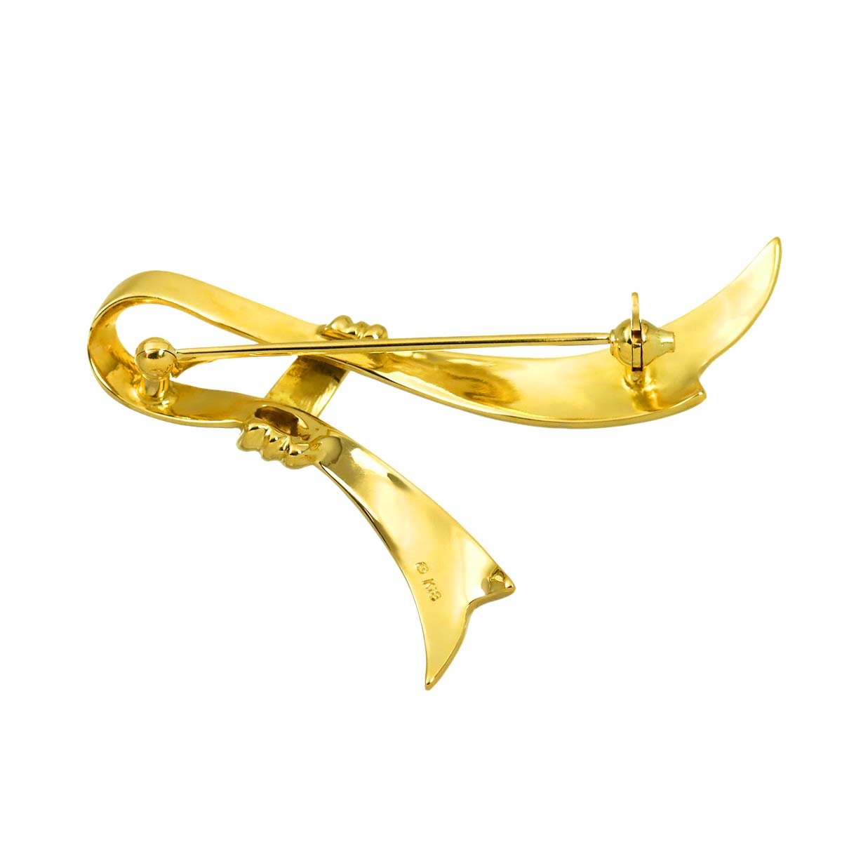 Brooch 18K YG 750