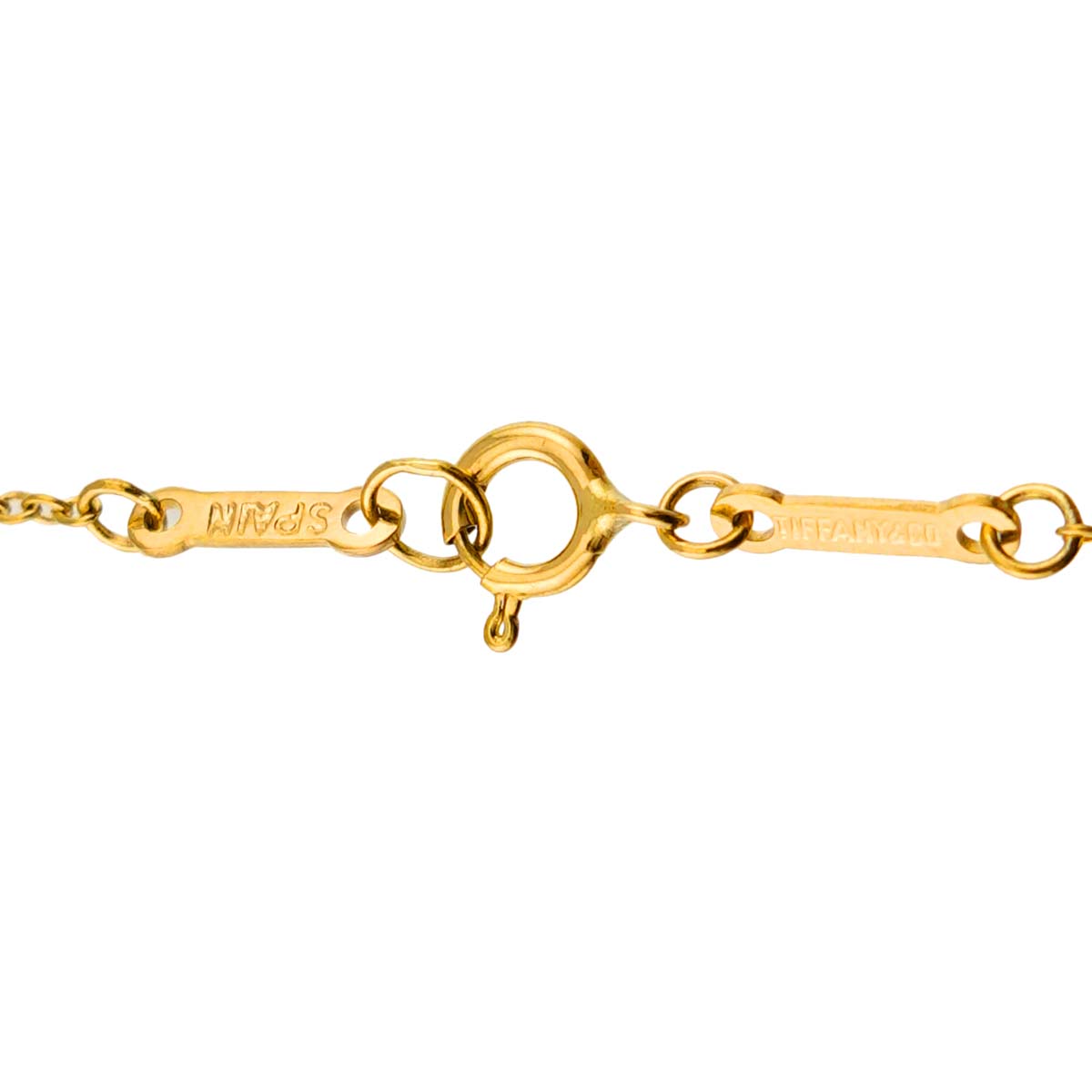 Open Heart Necklace 18K Yellow Gold 750