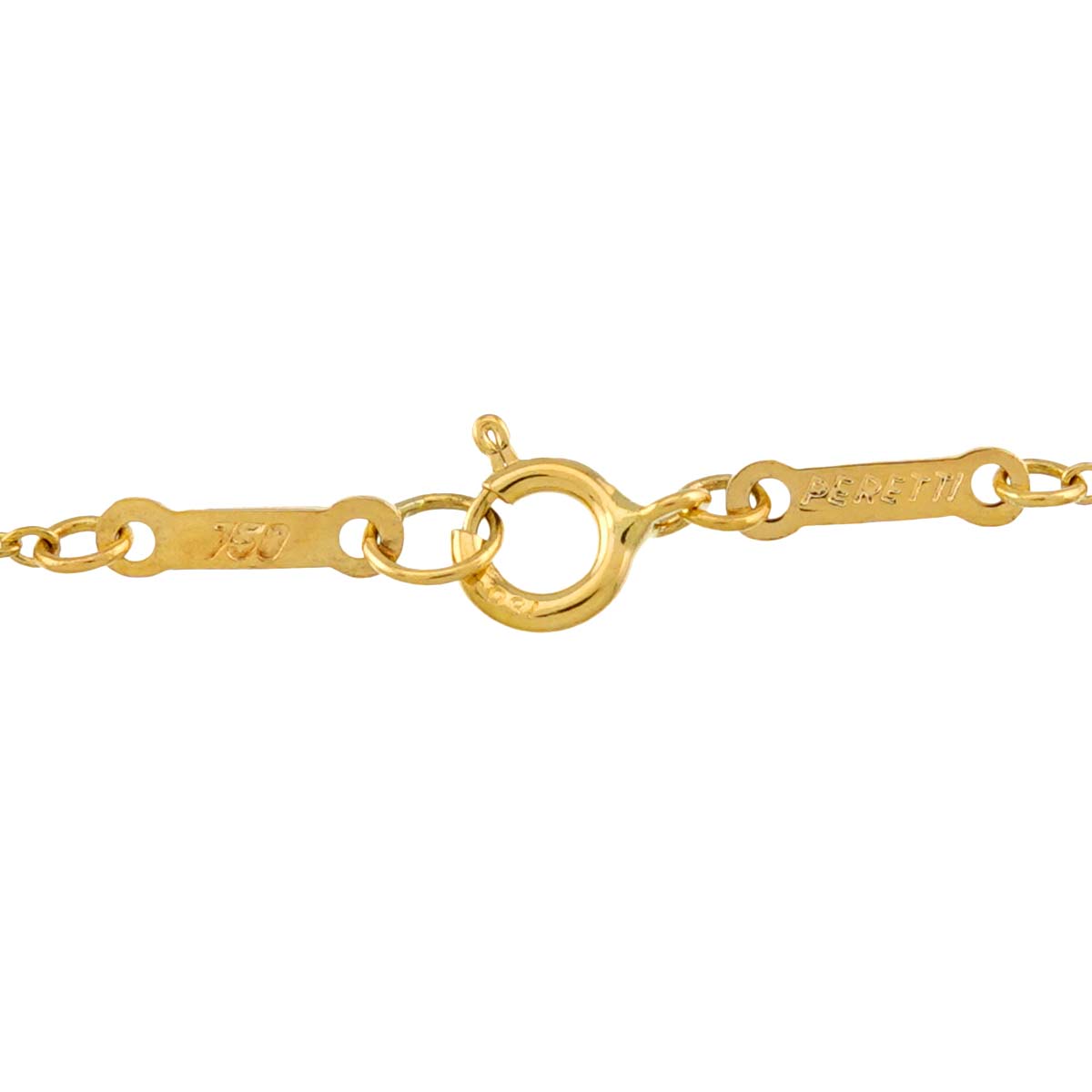 Open Heart Necklace 18K Yellow Gold 750