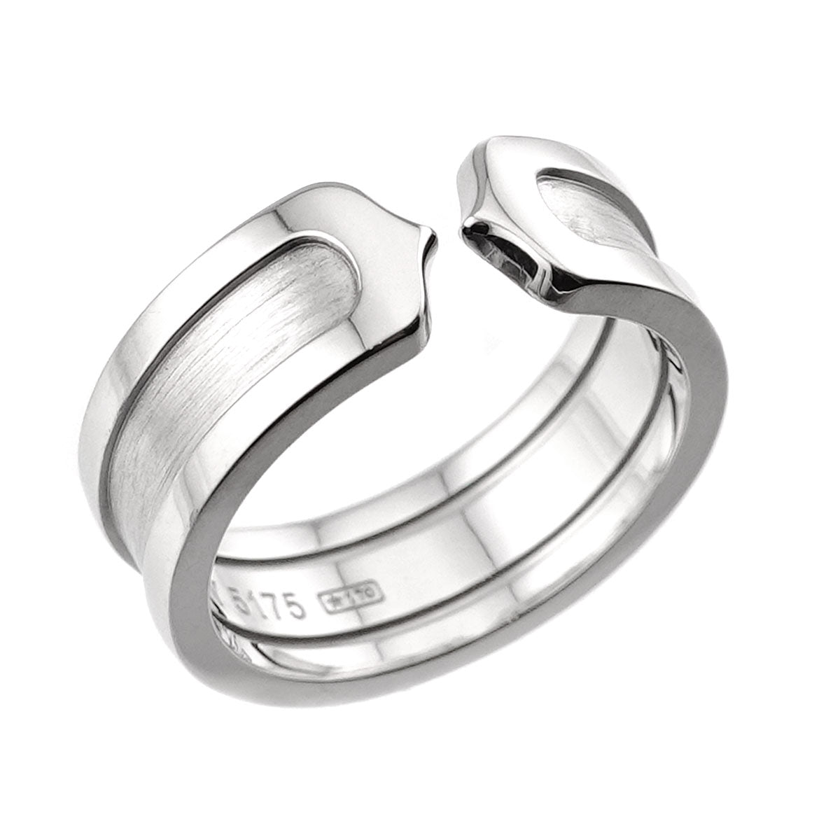 C2 SM Ring 18K WG 750 Size50 5-5.25(US)