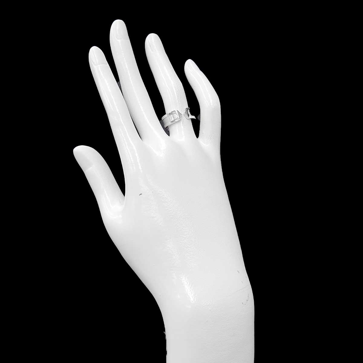 C2 SM Ring 18K WG 750 Size50 5-5.25(US)