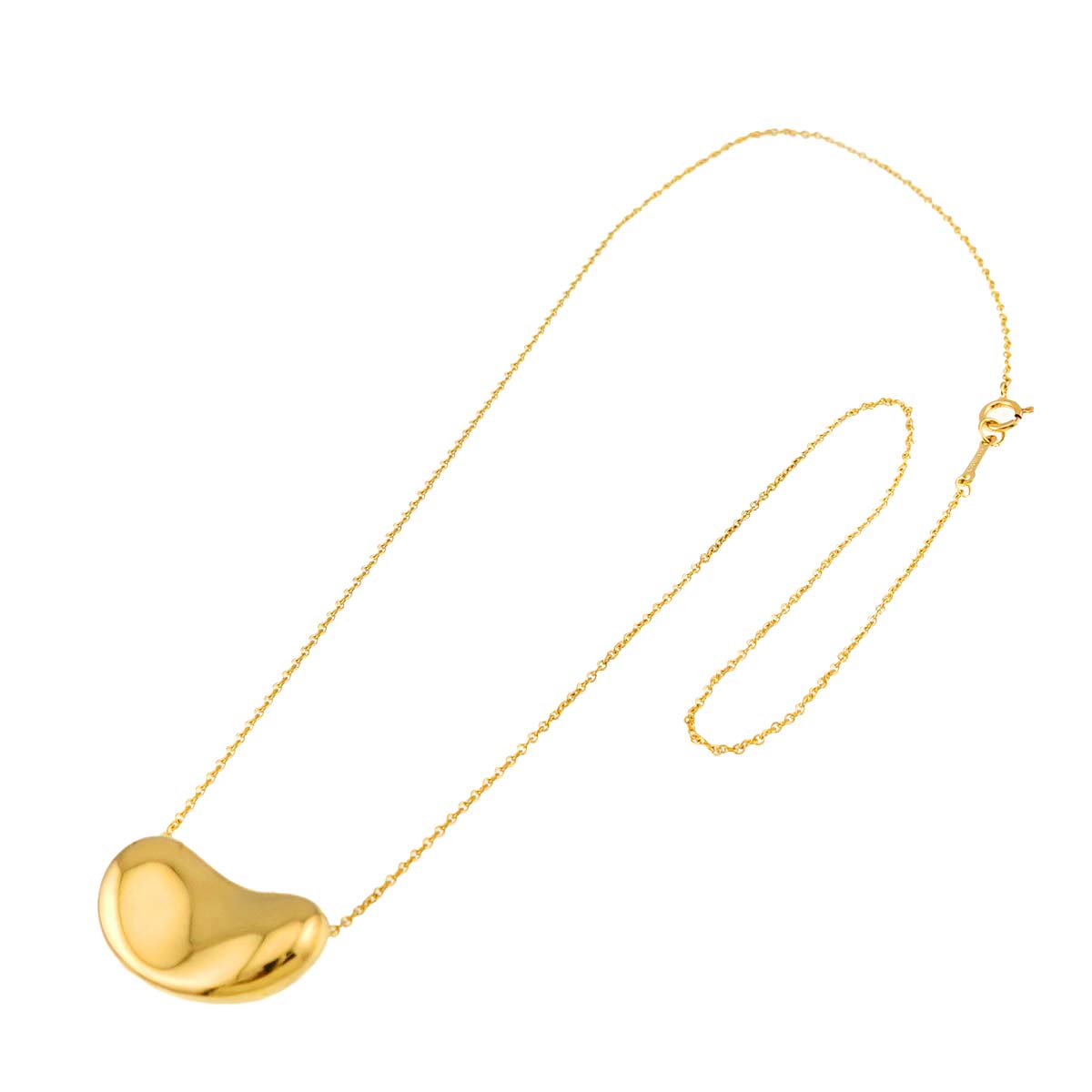 Bean Necklace 18K Yellow Gold 750