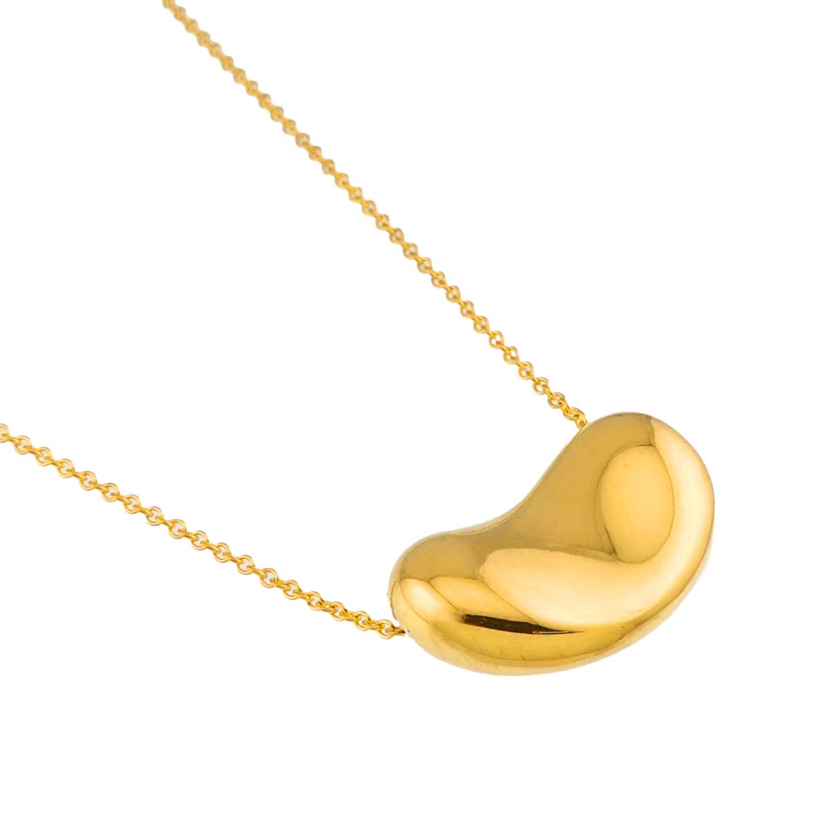 Bean Necklace 18K Yellow Gold 750