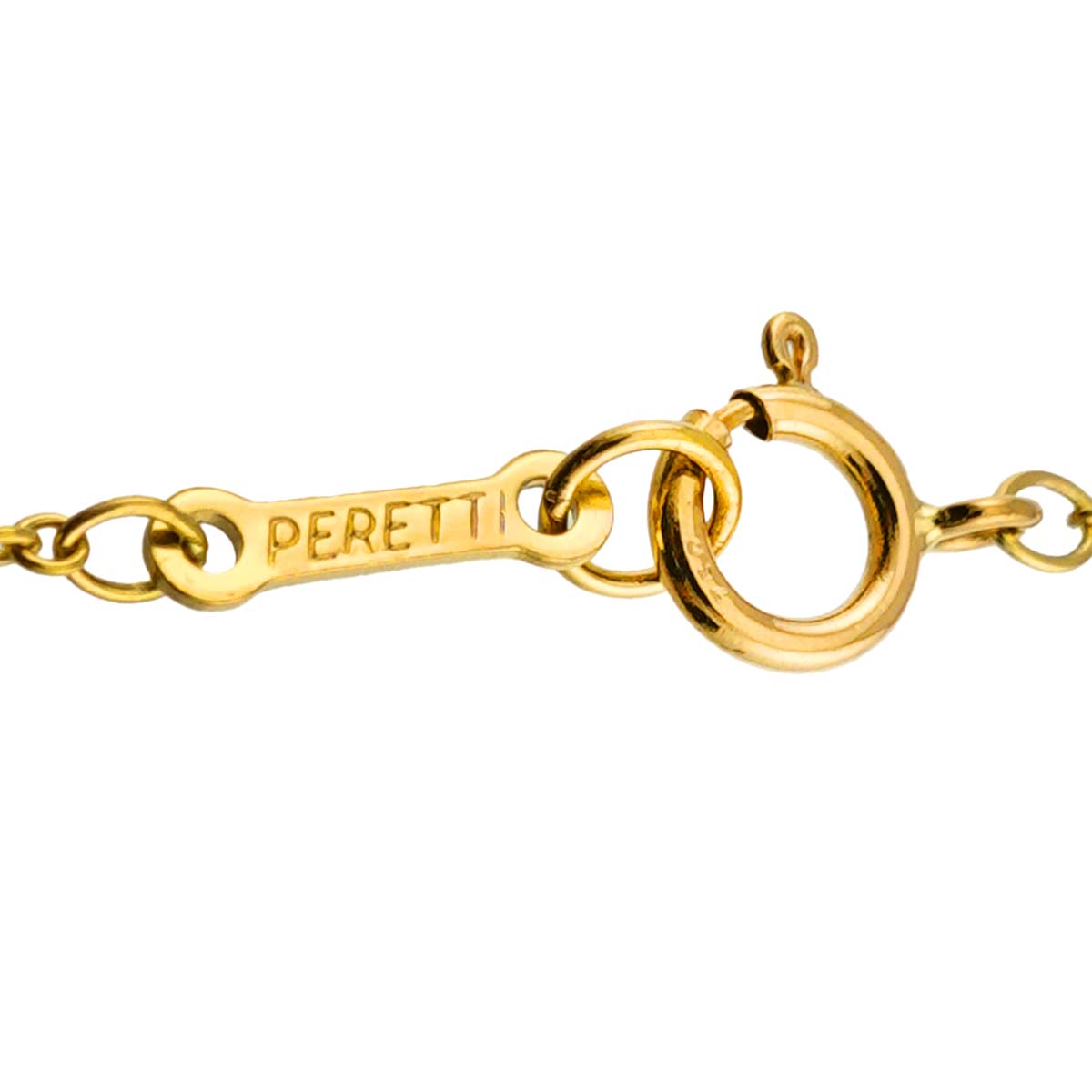Bean Necklace 18K Yellow Gold 750