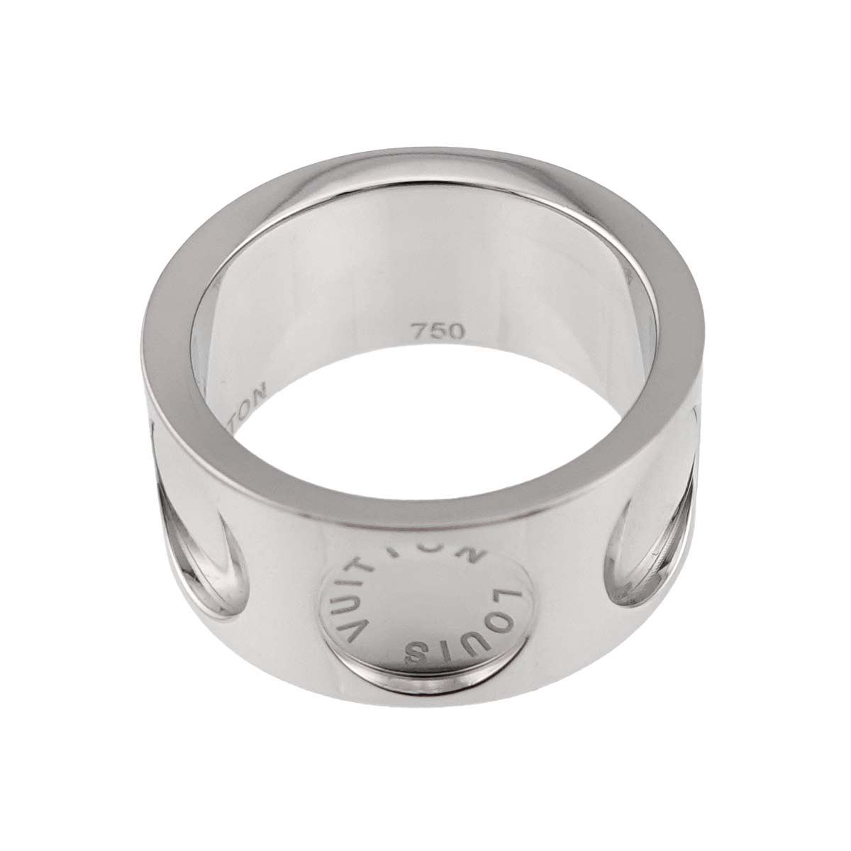 Petit Bague Empreinte Ring 18K WG 750 size53 6.25-6.5(US)