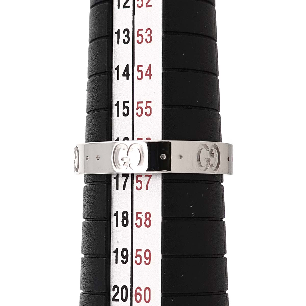 Icon Ring 18K WG White Gold 750 Size17 7.5-7.75(US)