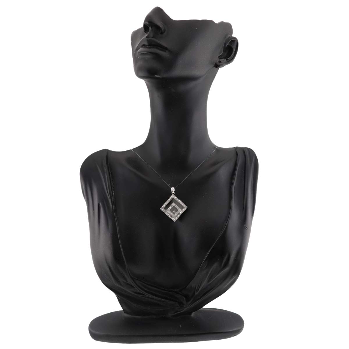 Happy Spirit Pendant Top 18K White gold 750