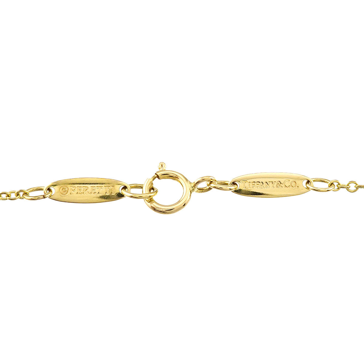 Open Heart Necklace 18K Yellow Gold 750