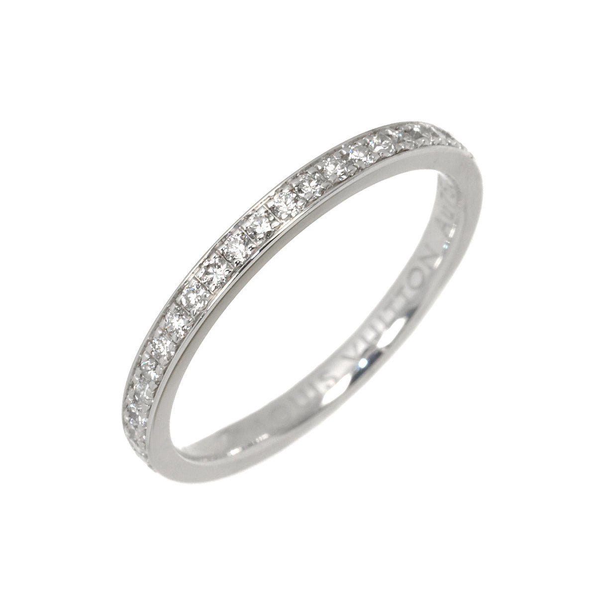 Alliance Diamond Ring 18K WG size50 5.25(US)
