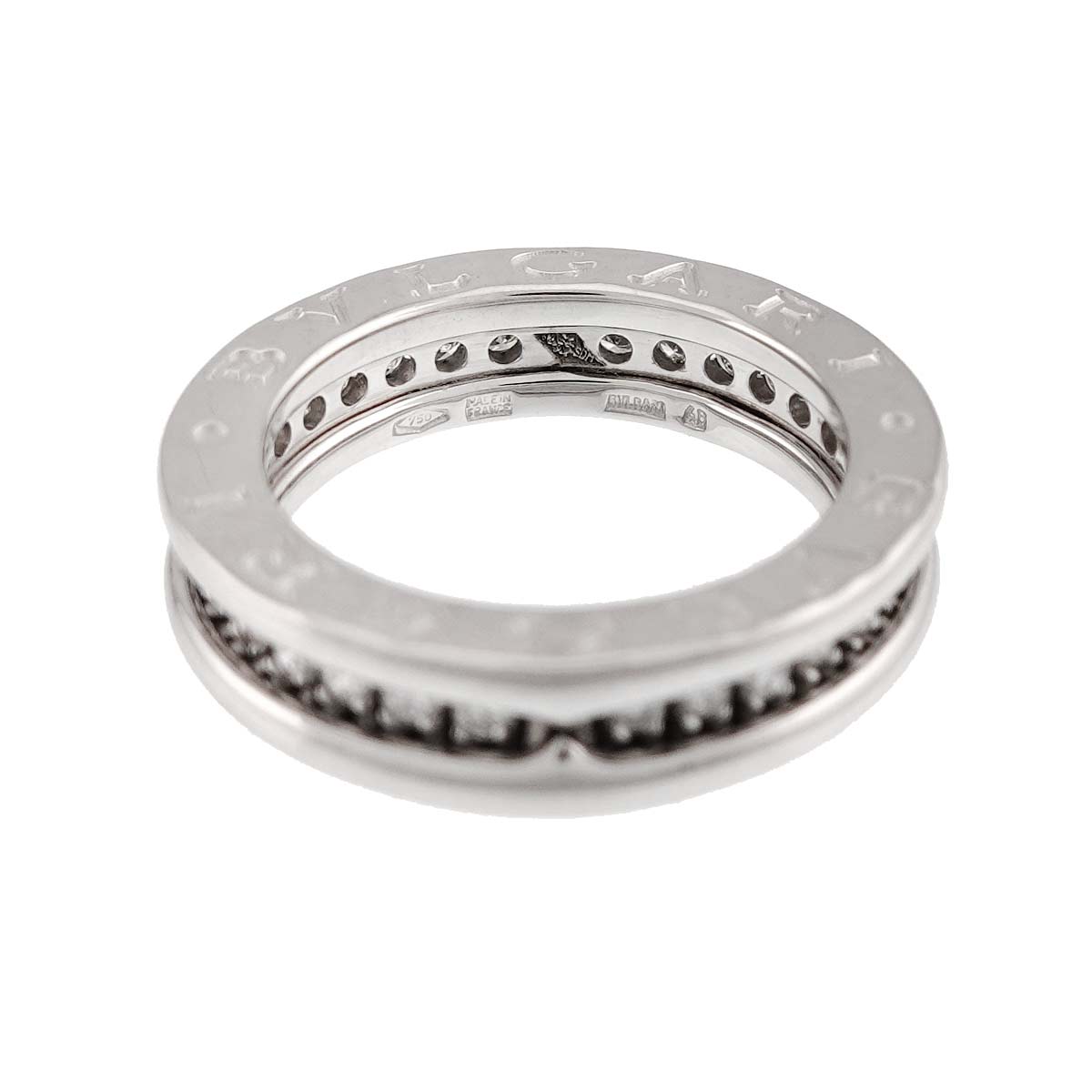 B-zero1 1Band Diamond Ring 18K WG 750 size46 3.75(US)