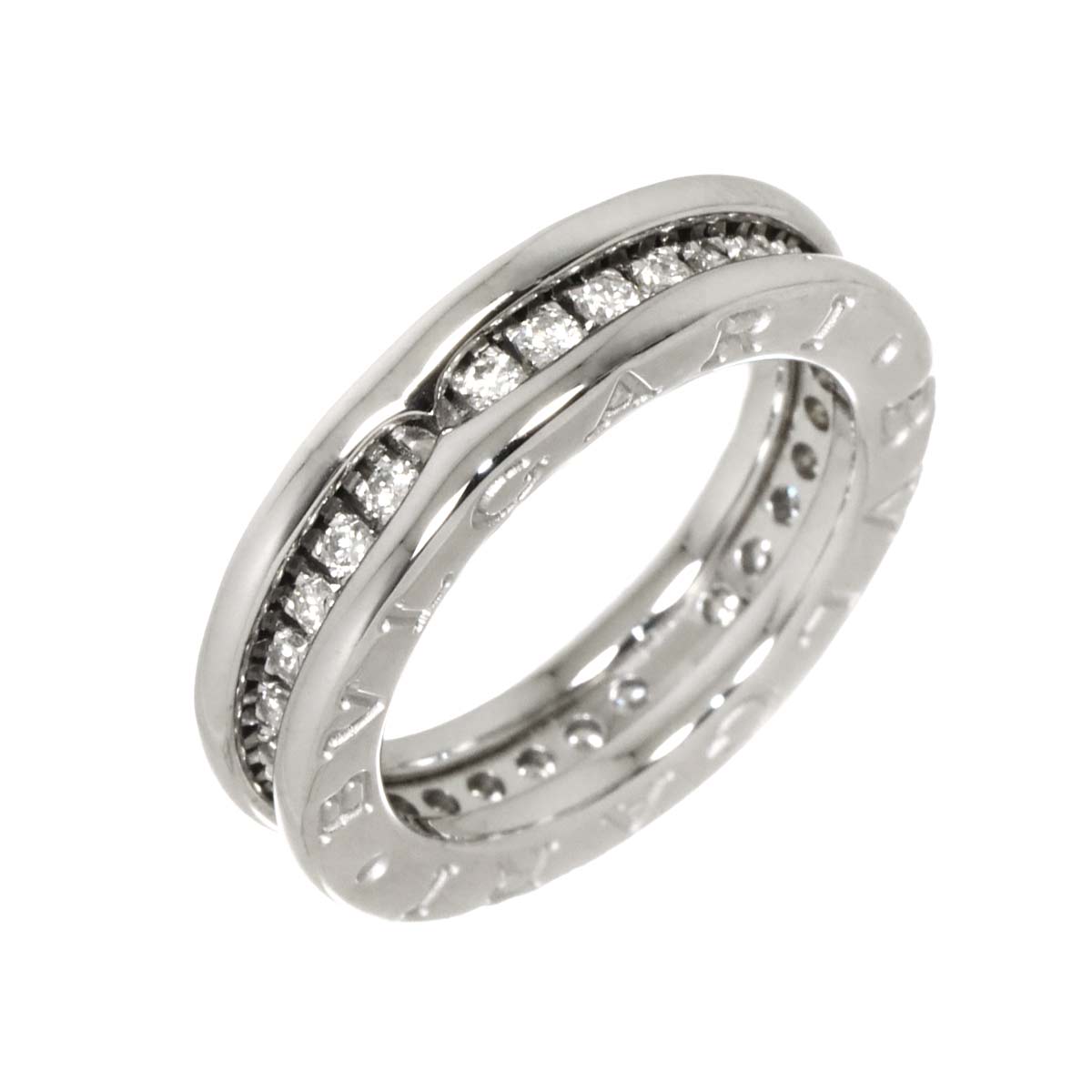 B-zero1 1Band Diamond Ring 18K WG 750 size46 3.75(US)