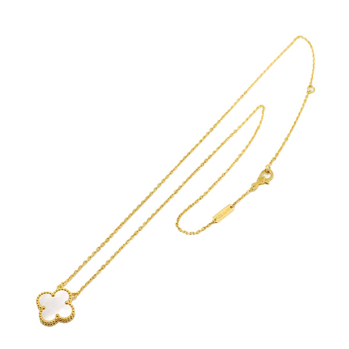 Vintage Alhambra MOP Necklace 18K YG 750