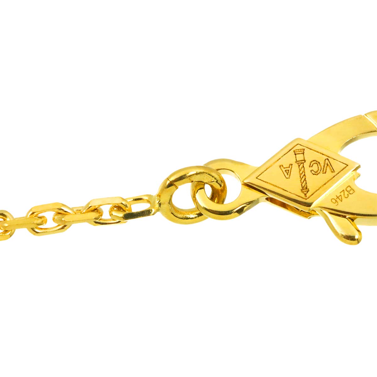 Vintage Alhambra MOP Necklace 18K YG 750