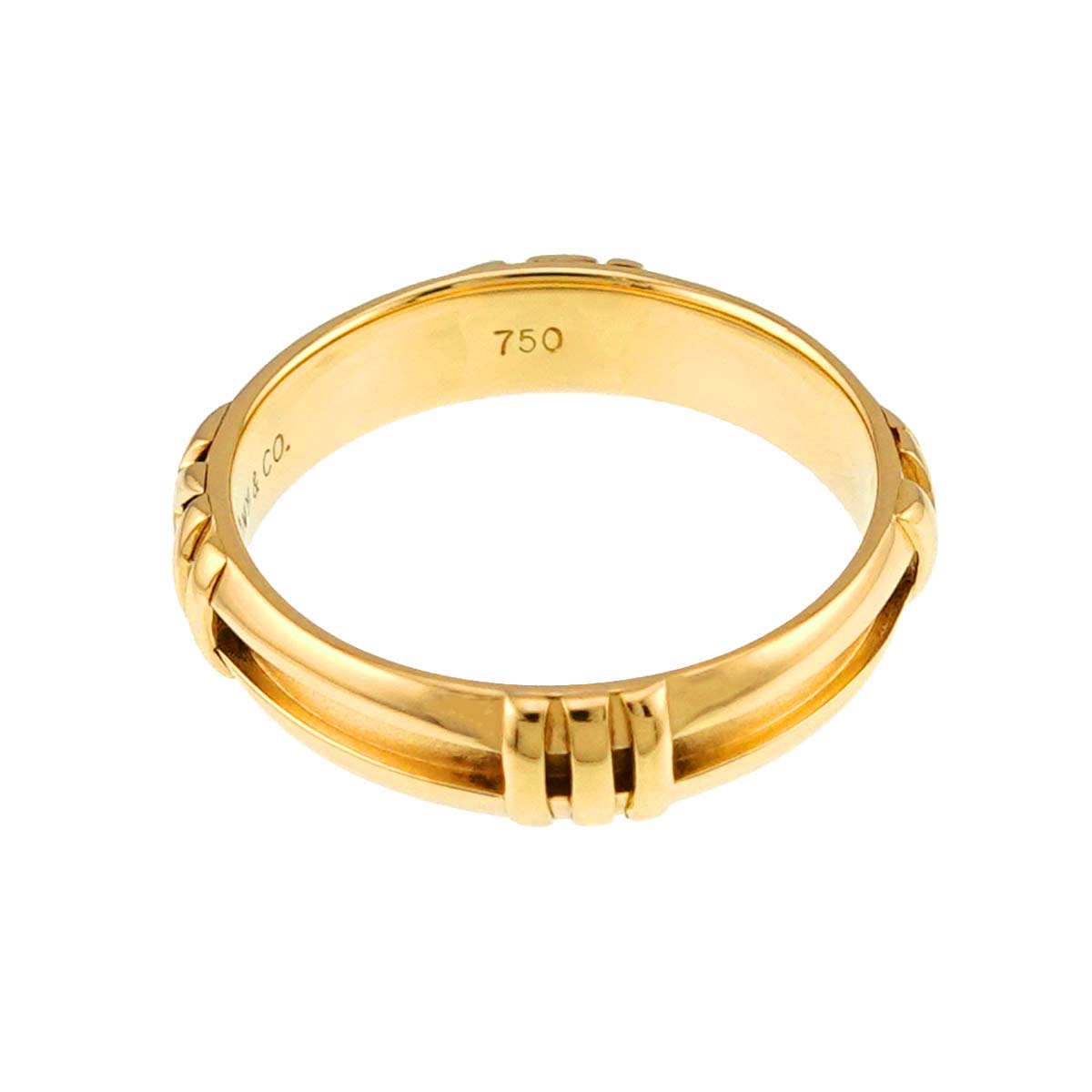 Atlas Ring 18K K18 YG 750 size6.5-6.75(US)
