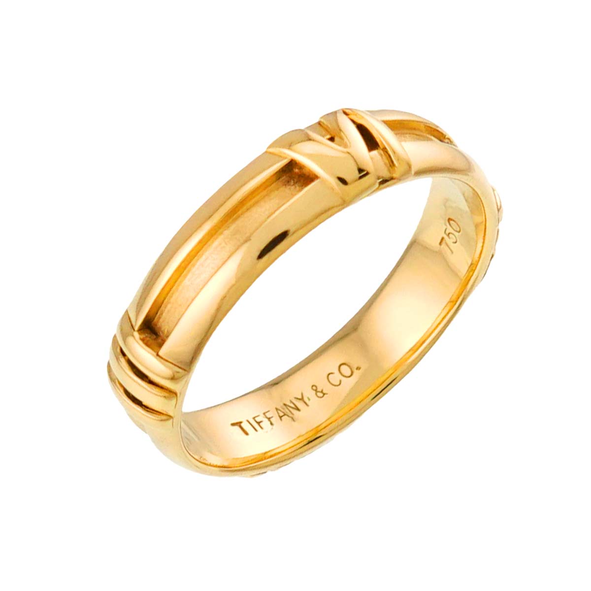 Atlas Ring 18K K18 YG 750 size6.5-6.75(US)
