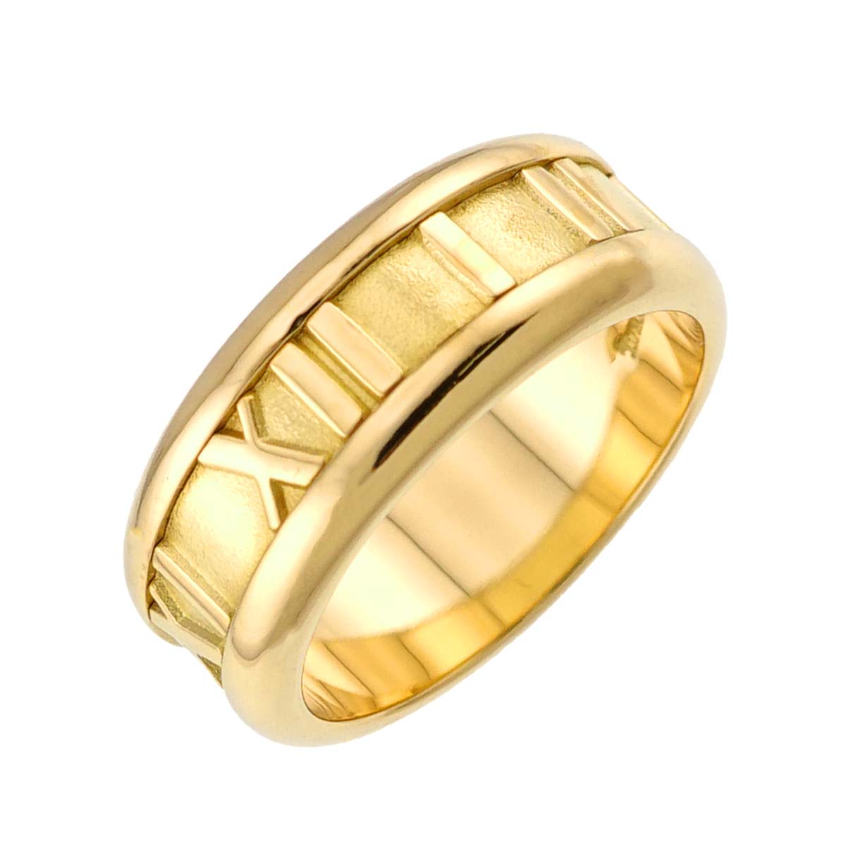 Atlas Ring 18K K18 YG 750 size4.5-4.75(US)