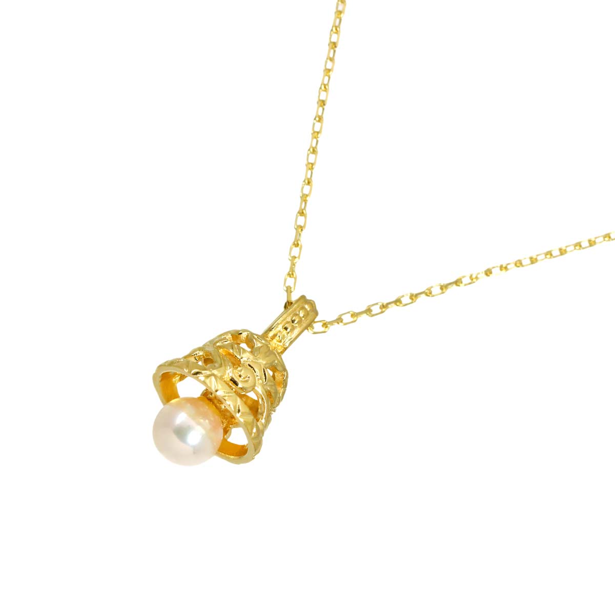 Akoya Pearl 5.5mm Necklace 18K YG 750