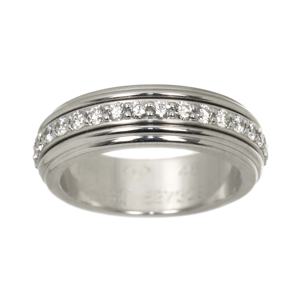 Possession Diamond Ring 18K White Gold 750 size48 4-4.5(US)