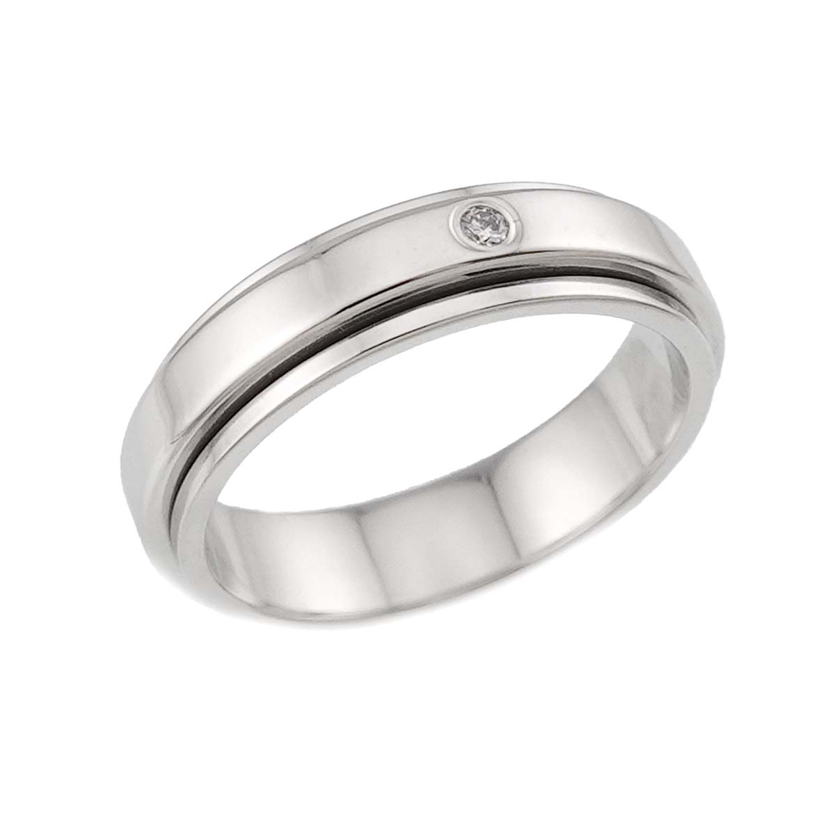 Possession Diamond Ring 18K White Gold 750 size51 5.25-5.5(US)