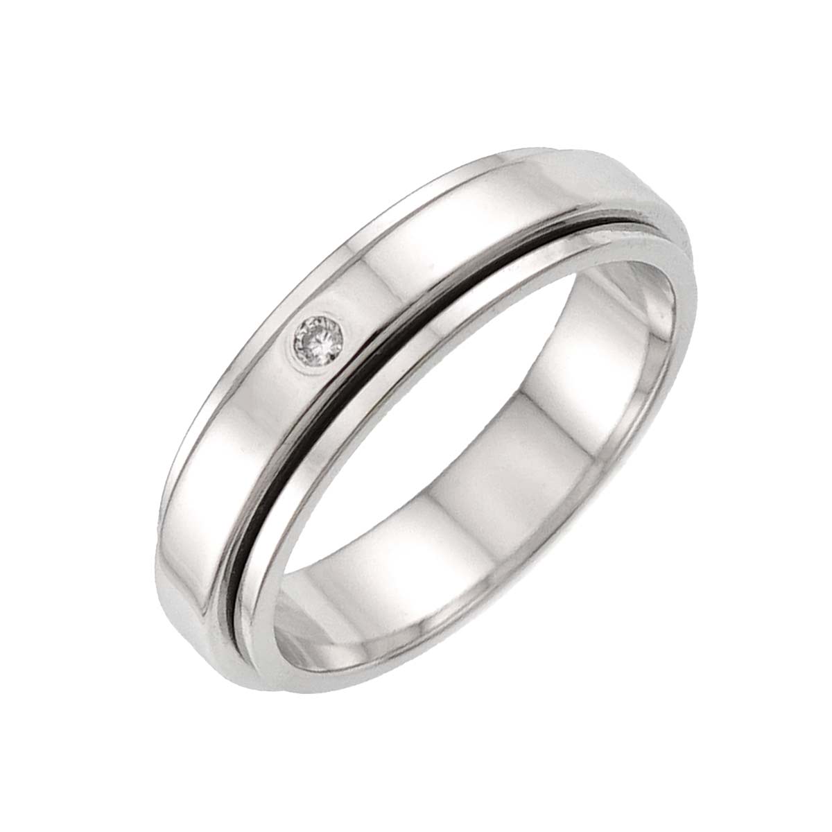 Possession Diamond Ring 18K White Gold 750 size51 5.25-5.5(US)