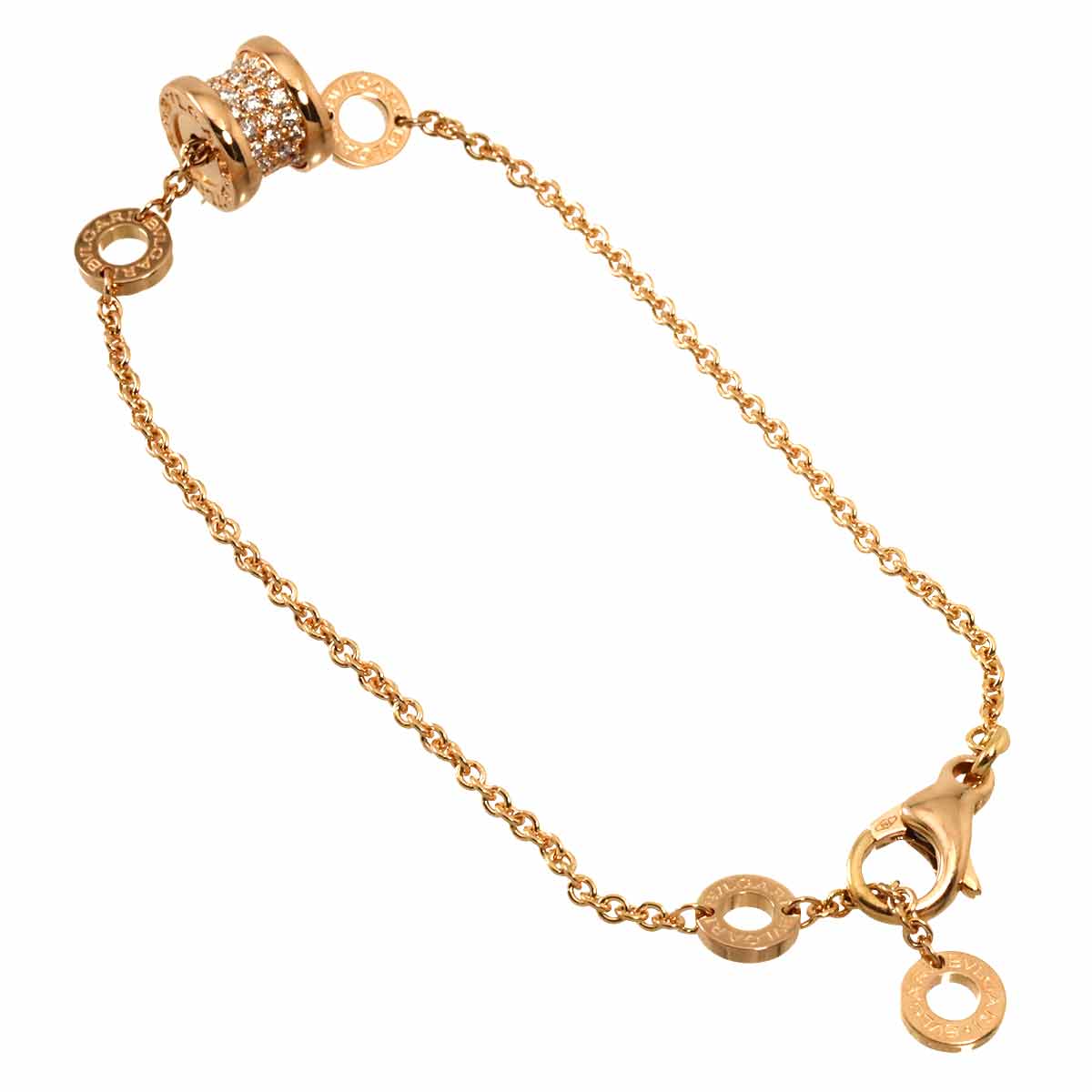 B-zero1 Diamond Bracelet 18K Pink Gold 750